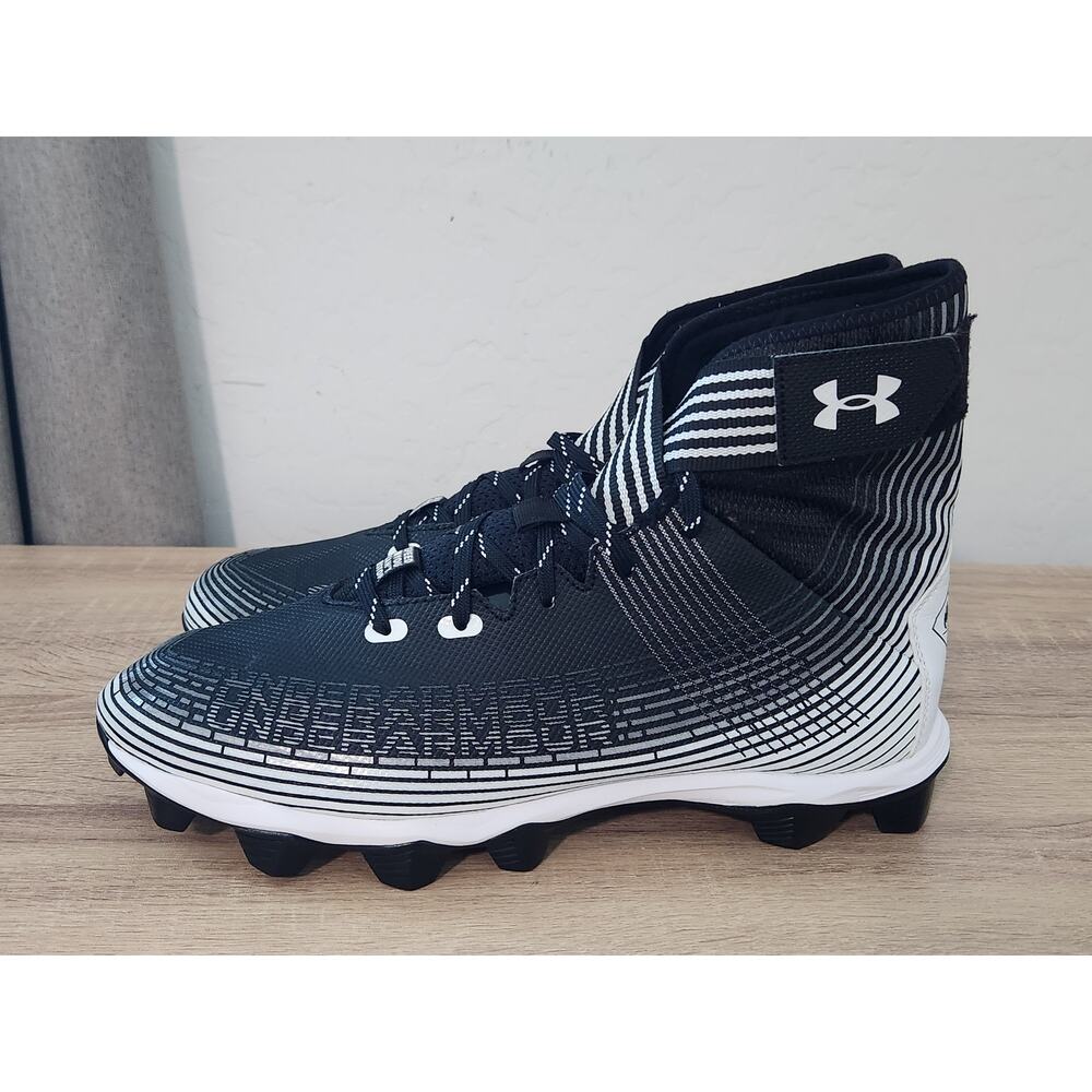 Under Armour Highlight MC Mens Size 11 Black Running Athletic Football Cleats - Picture 5 of 9